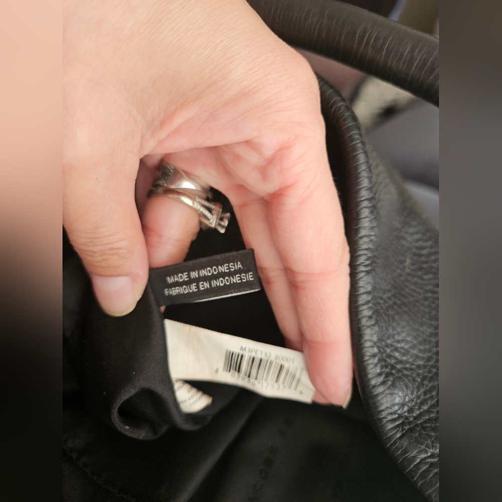 Marc By Marc Jacobs Too Hot to Handle Hobo Bag Leather Black - Picture 15 of 17